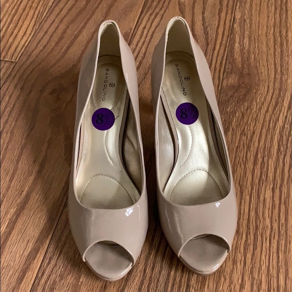 Open toe nude pumps - Picture 2 of 4